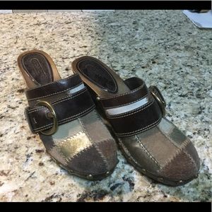 Coach Sebrina patchwork shoes